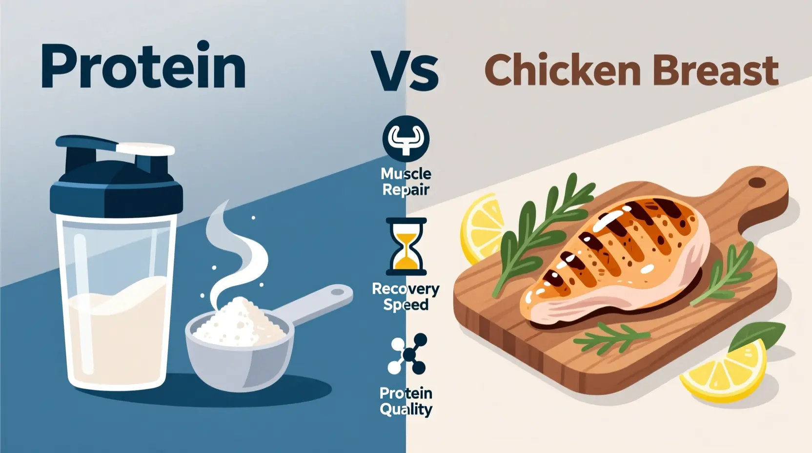 Протеин vs Куриная грудка: что выбрать после тренировки?