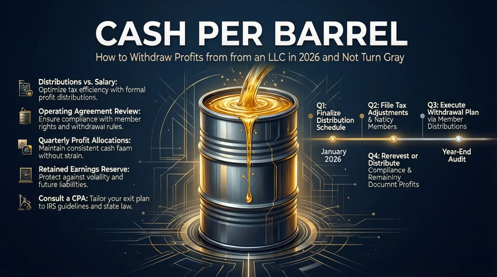 Кэш на бочку: Как вывести прибыль из ООО в 2026-м и не поседеть