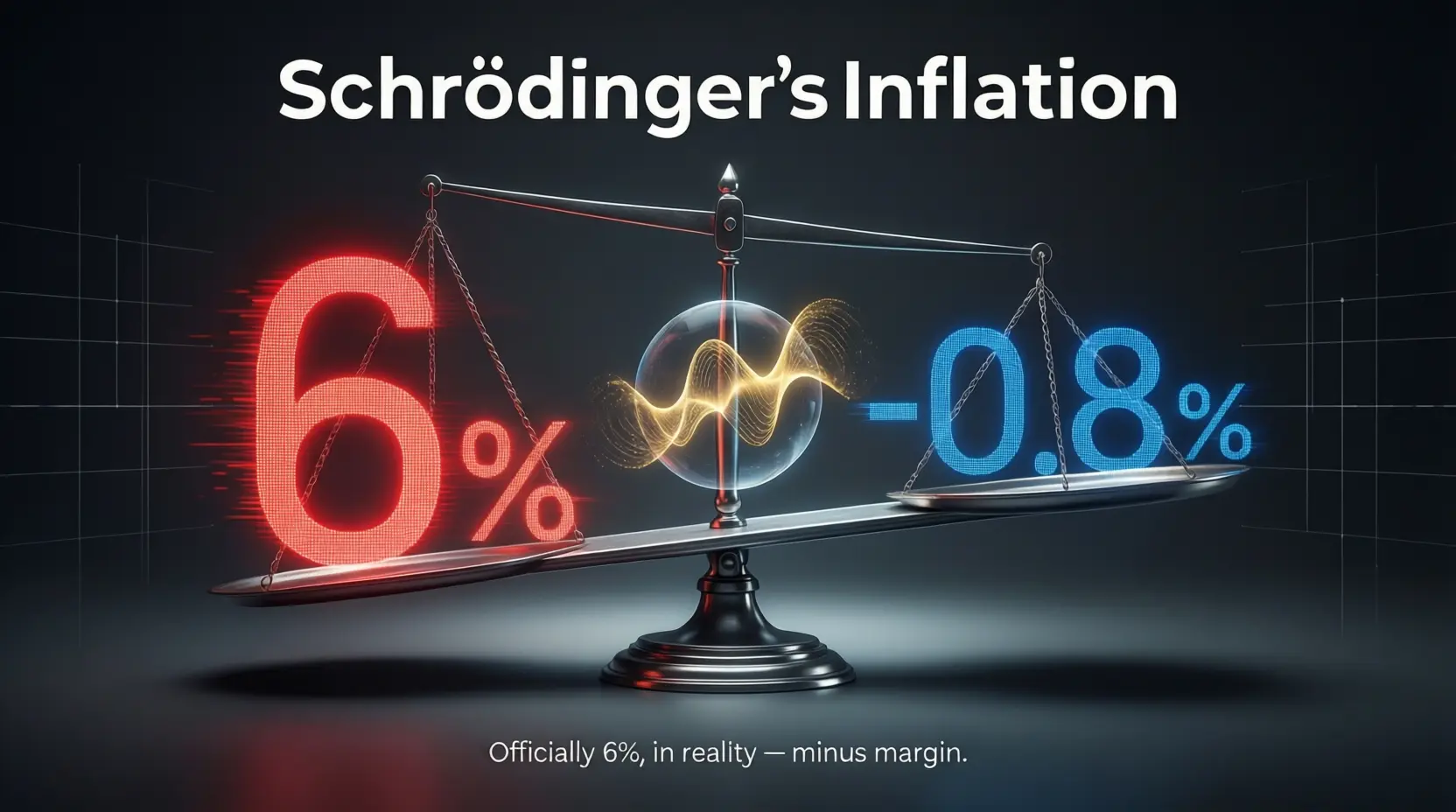 Инфляция Шредингера: Официально 4%, в реальности - минус маржа