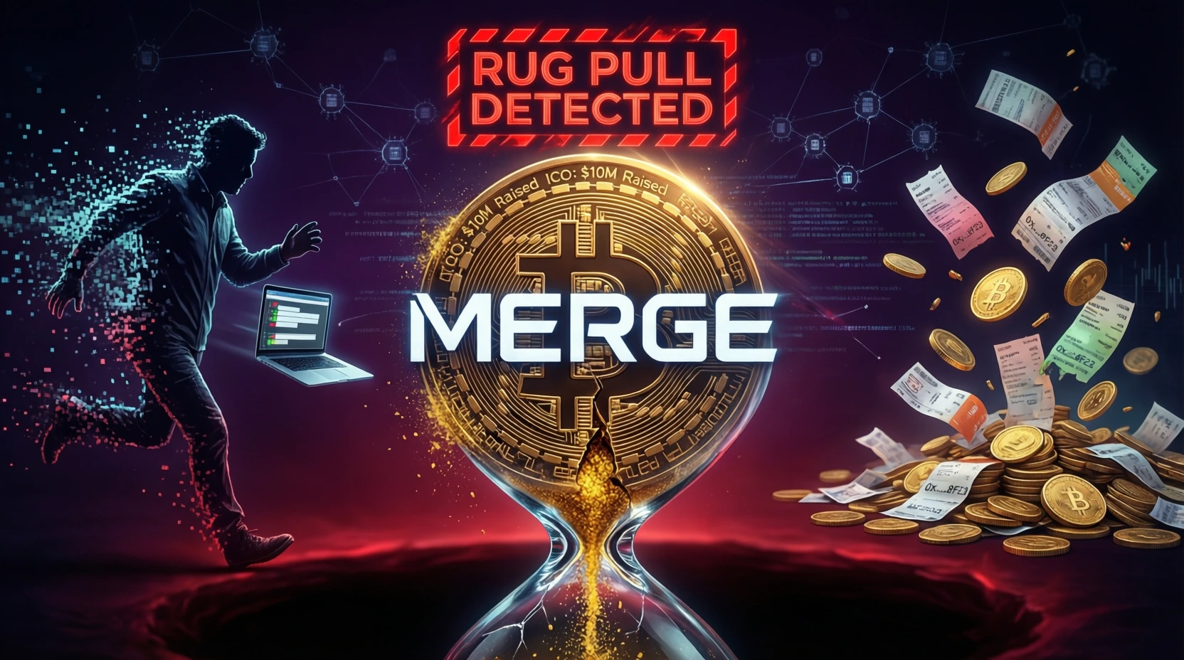 Fake ICO и rug pull: как разработчики сливают токены и исчезают