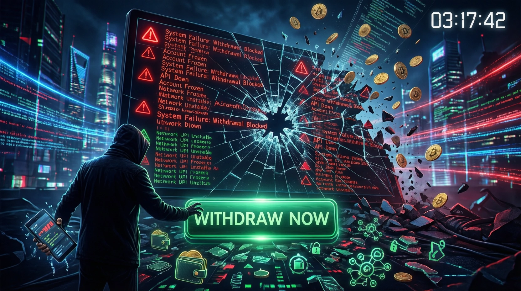 Крипто-биржи банкротятся: как вывести деньги до того, как платформа рухнет