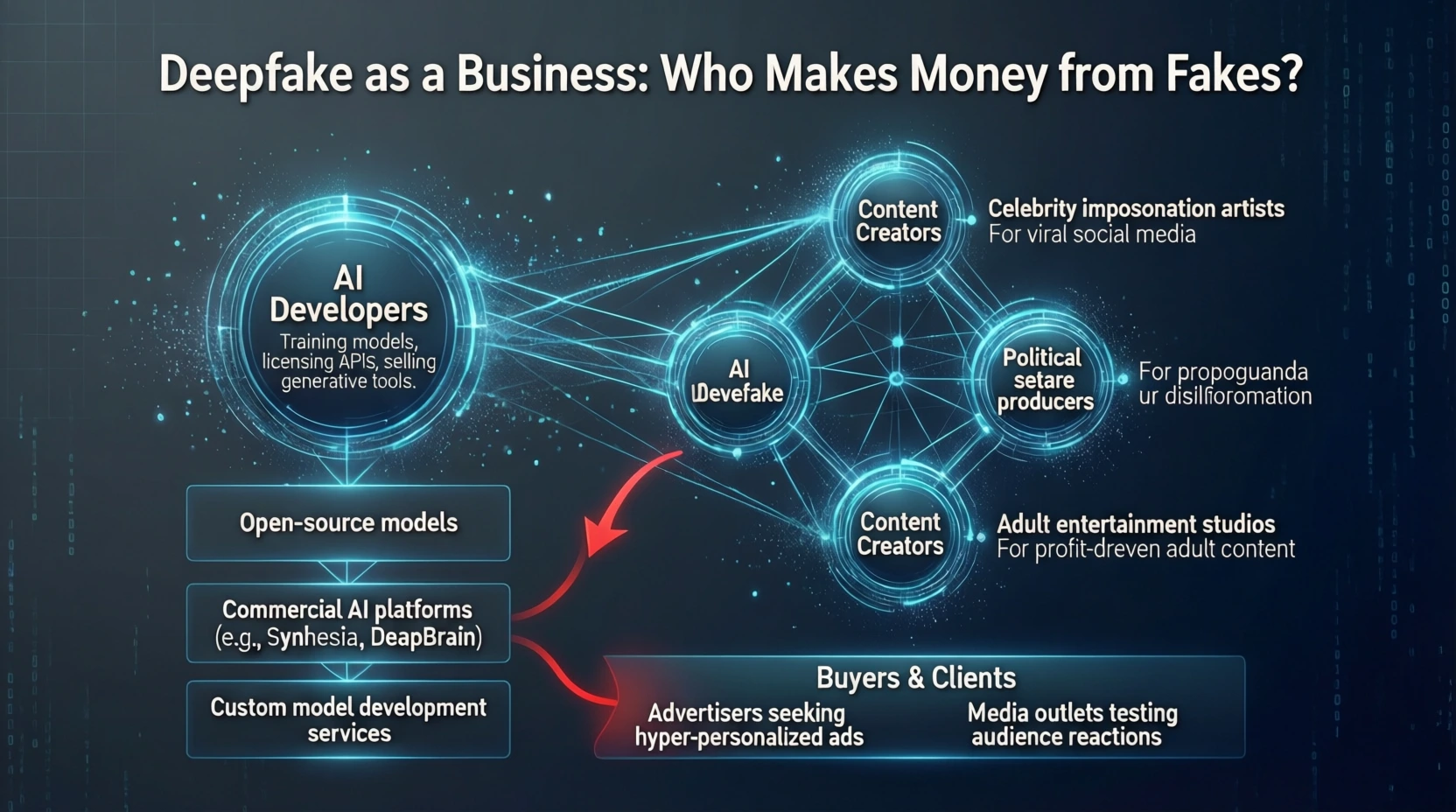 Deepfake как бизнес: кто зарабатывает на подделках