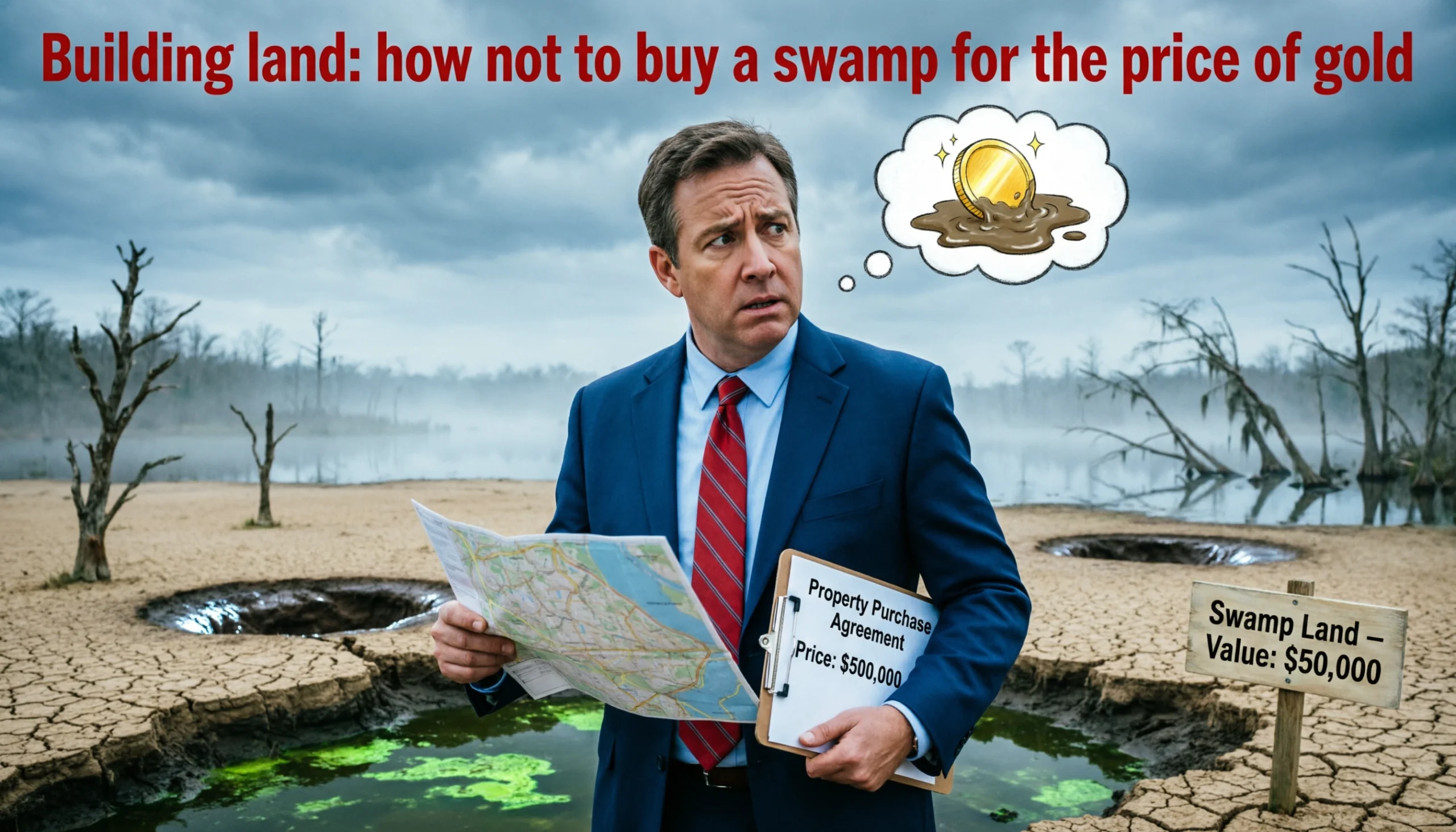 Земля под застройку: как не купить болото за цену золота