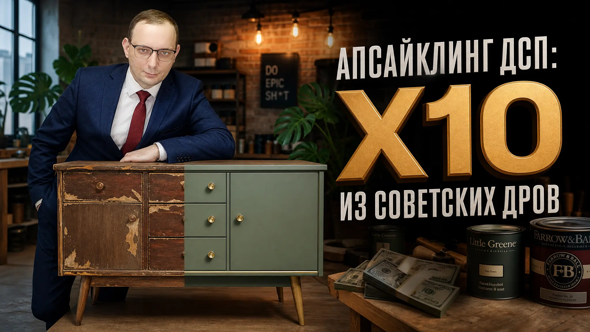 [Идеи для бизнеса] - Апсайклинг ДСП-дров