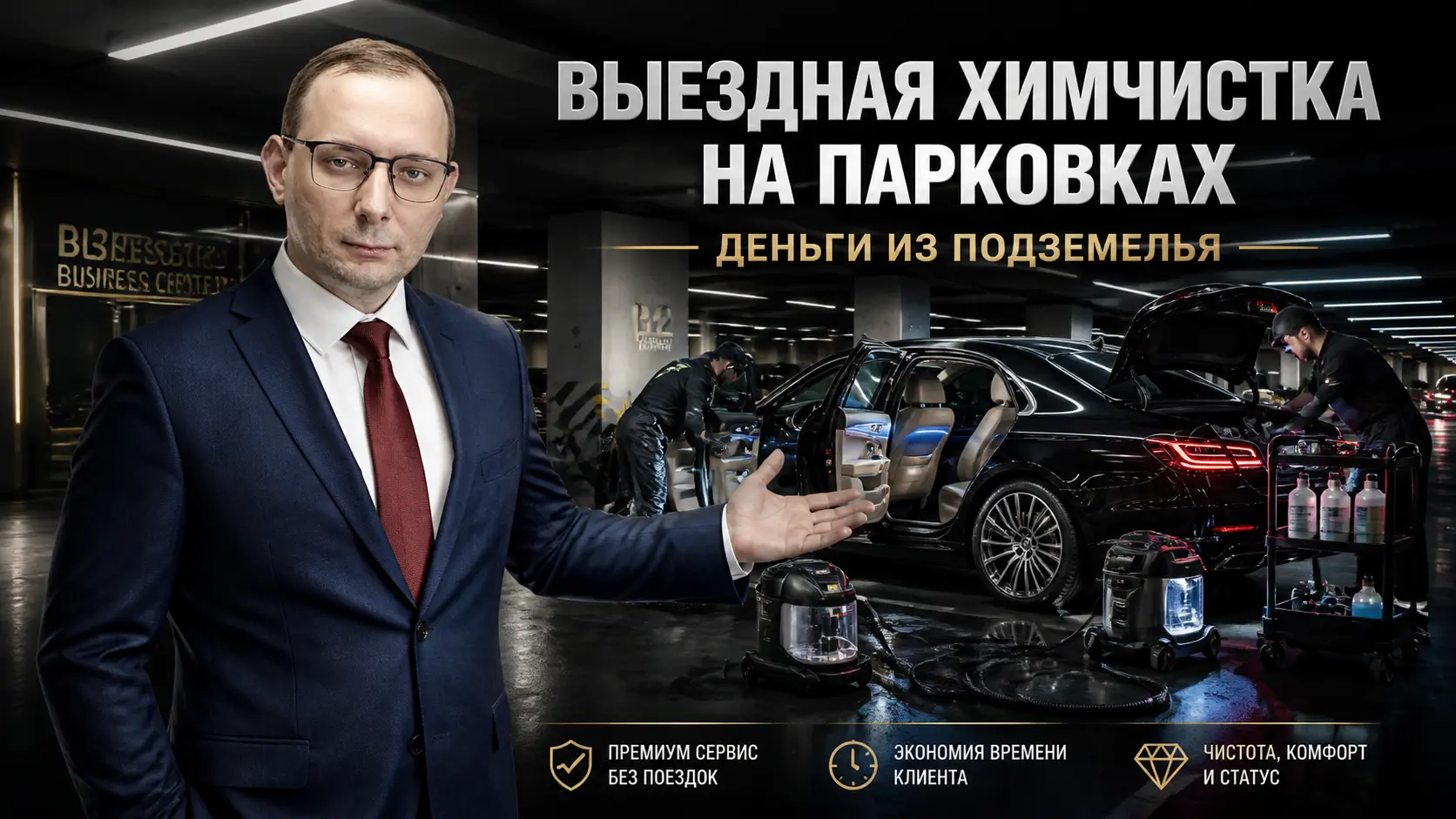 [Идеи для бизнеса] - Выездная химчистка на парковках
