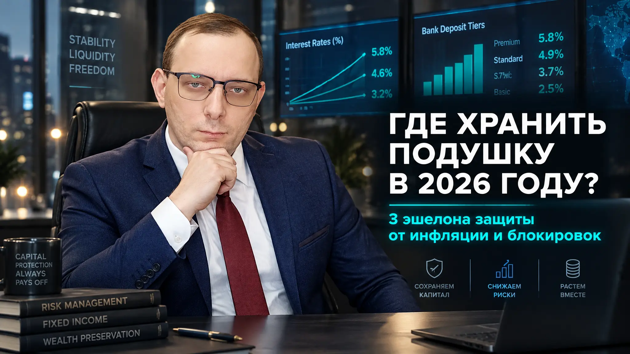 Где хранить финансовую подушку безопасности в 2026 году