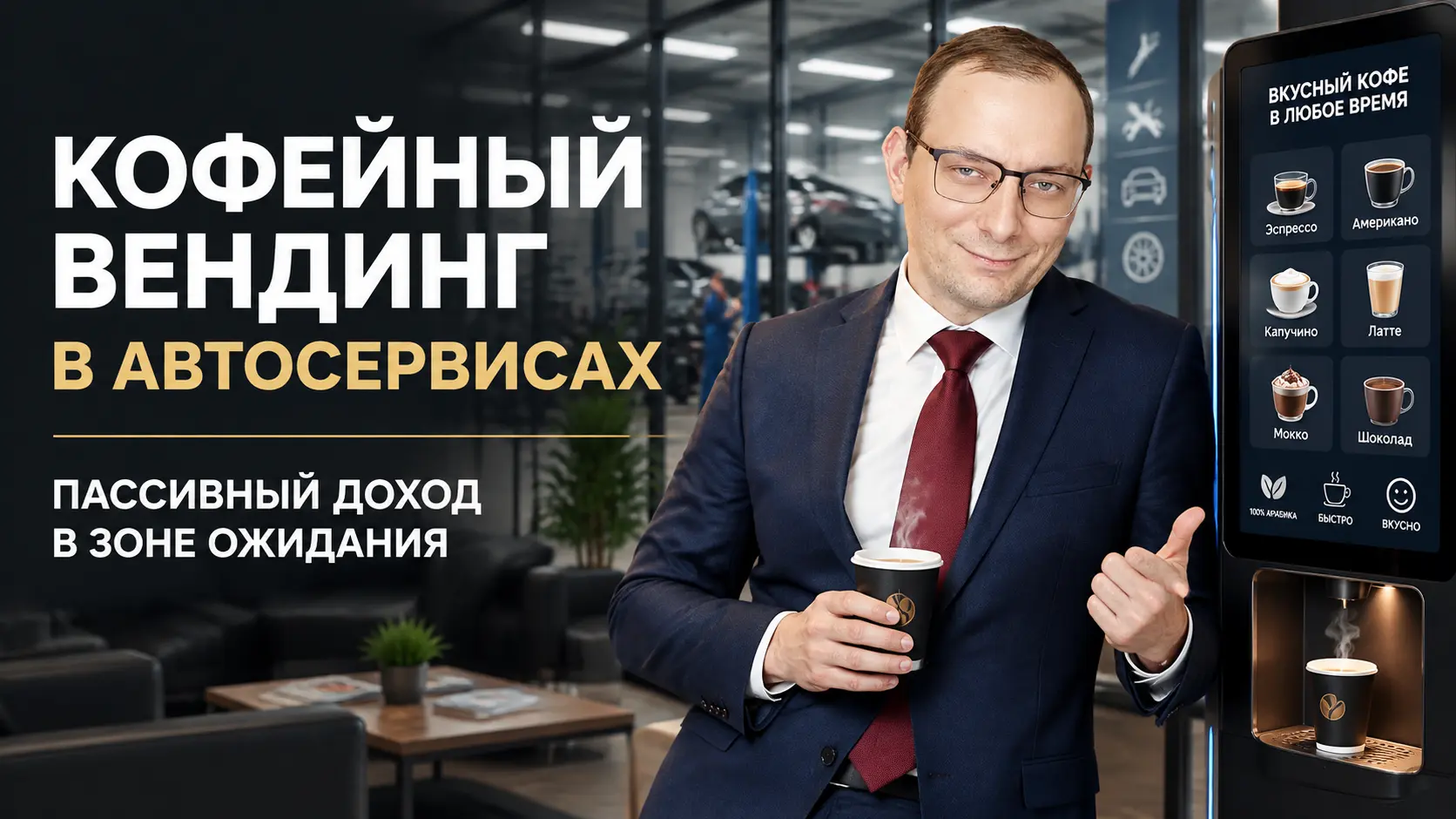 [Идеи для бизнеса] - Кофейный вендинг для автосервисов