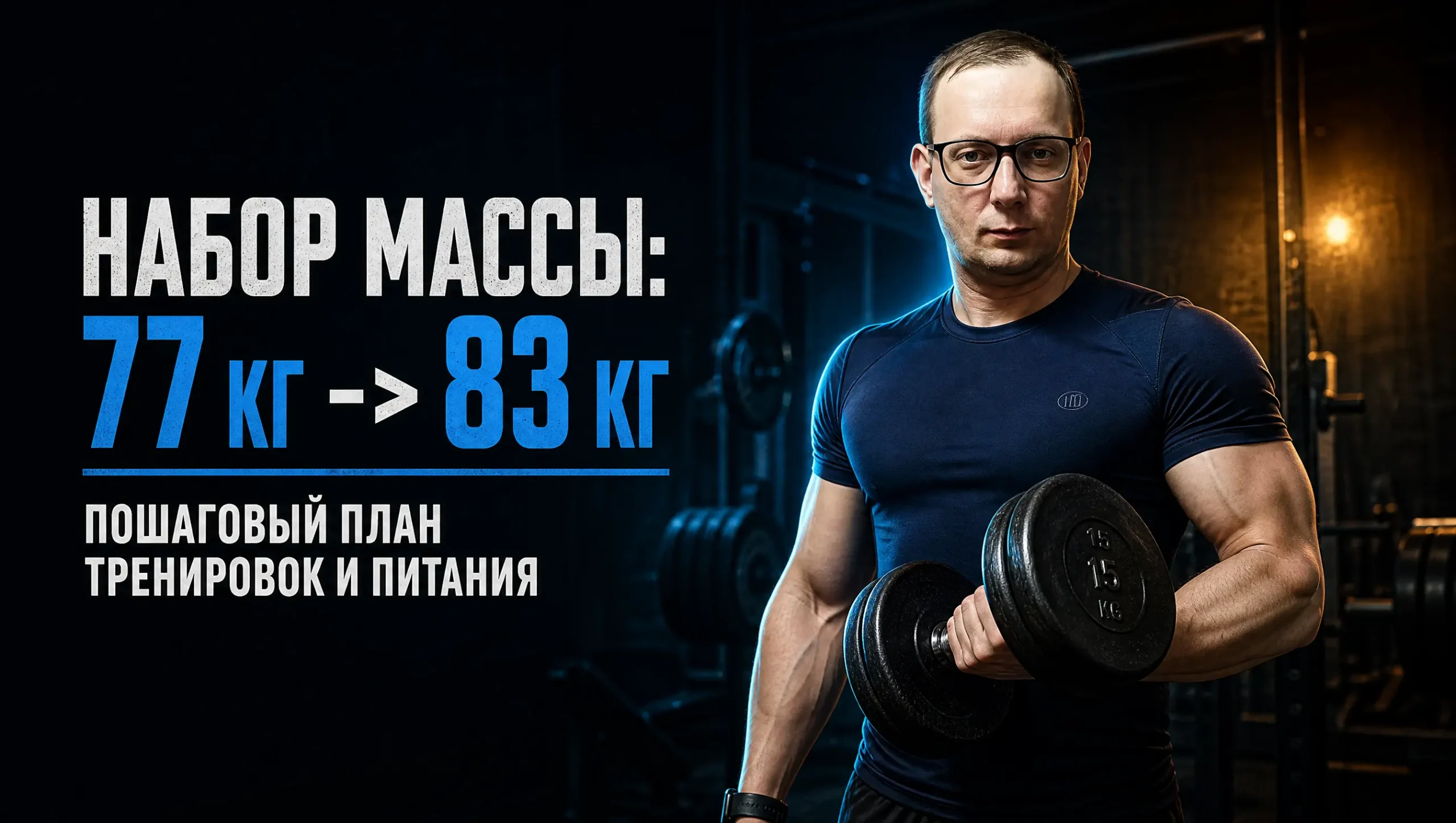 Как нарастить мышечную массу спортсмену (на примере моего тела), с весом 77 кг, и ростом 1 метр 75 см?