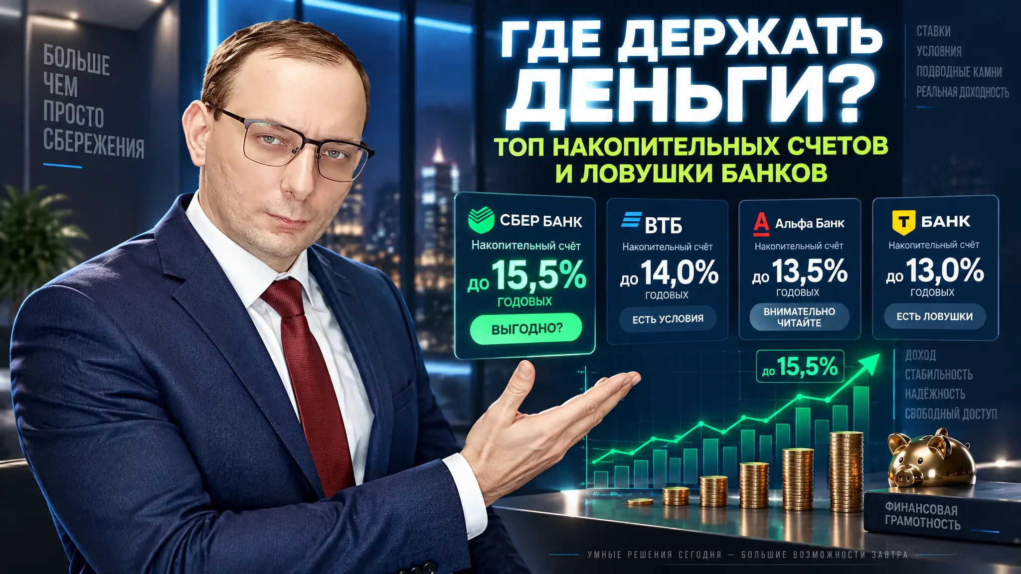 Охота за процентом: честный гид по накопительным счетам